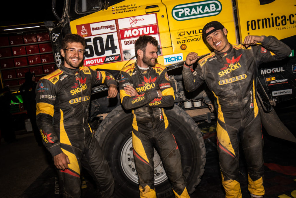 Macík, Kalanka, Tomášek, Dakar 2019