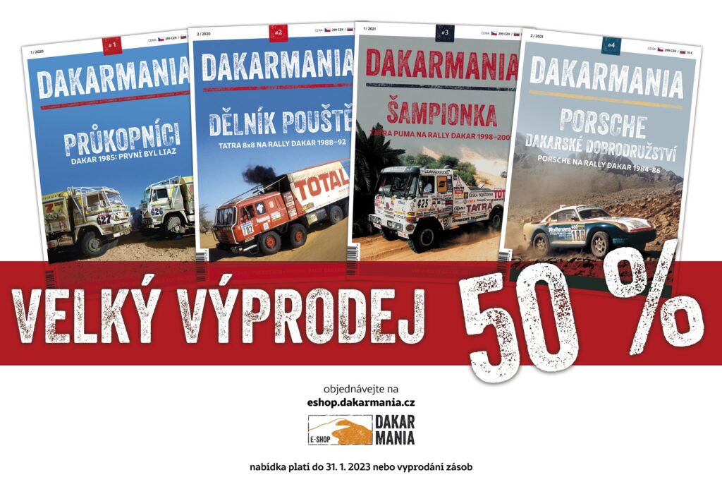 Magazín DAKARMANIA - výprodej