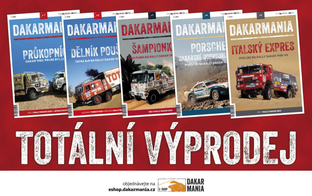 Magazín DAKARMANIA - výprodej